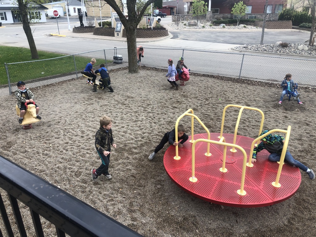 Playing  at the park