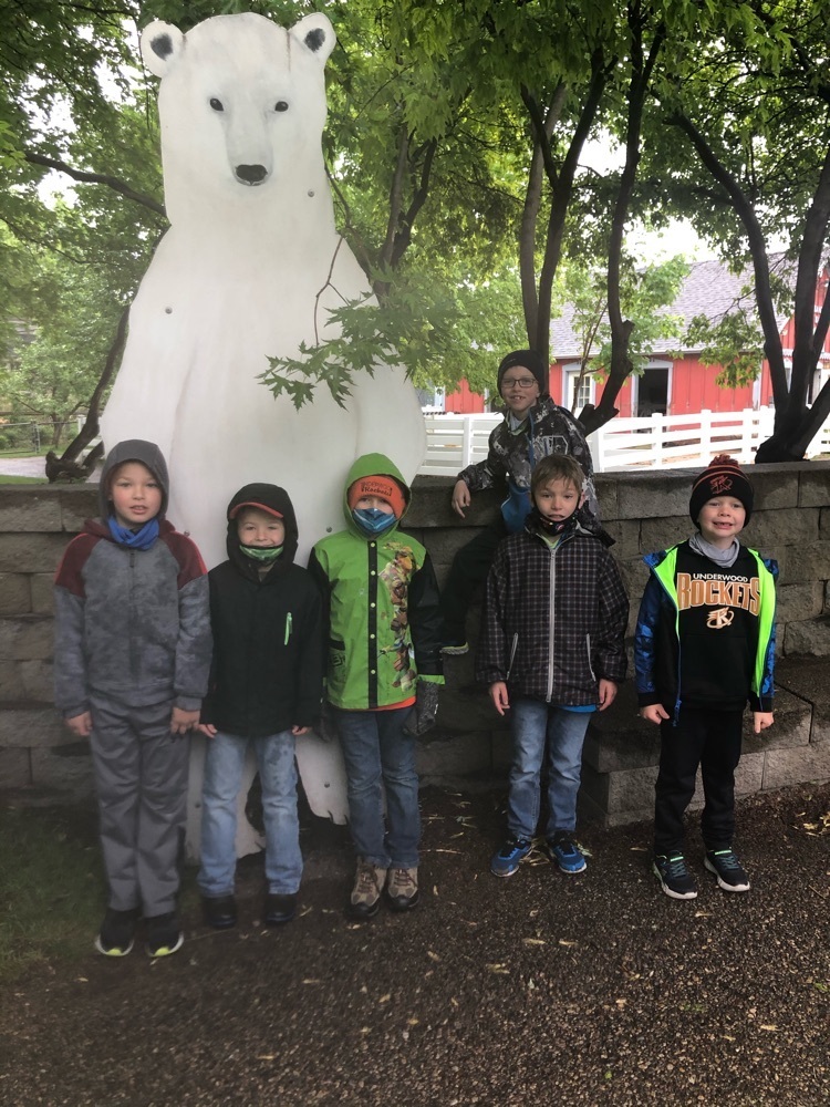 Some of our boys at the bear exhibit.